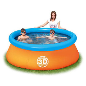 BW Бассейн семейный 57244 (2шт) круглый, 2 пары очков 3D, 213-66см