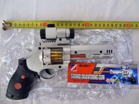 Пистолет 06917 (144шт) муз,свет