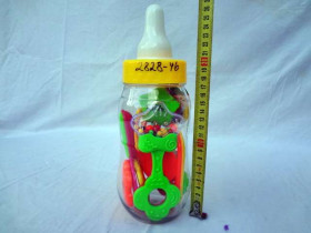 Погремушка 2828 А 46 (72шт) 5шт, соска