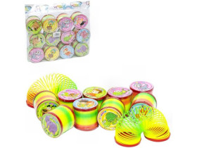 Пружина з блістками Веселка 7см С-129 (12шт/576)