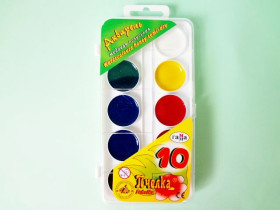 110144 Акварель "Пчелка" 10кол. 212038, Гамма (33шт)