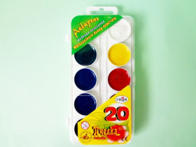 110139 Акварель "Пчелка" 20кол. 212033, Гамма (33шт)