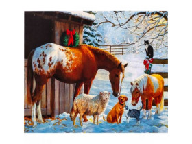 73784 Картина-живопис алмазами по номерам 50*40см