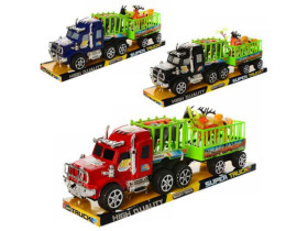 Трейлер 906-23 (60шт) інерц.,35см, тварини 5 шт, бліст, 37-13-9 см