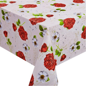 2513 Клеенка ПВХ с тиснением на тканевой основе Home 1,37*20м