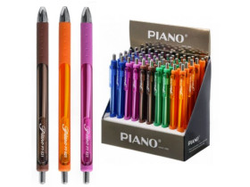 Ручка масляна синя 0,7 мм PТ-321 Piano (50шт)