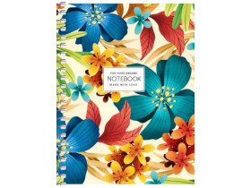 Блокнот А6 6111К кл.пруж.картон 80арк Школярик (8/192)