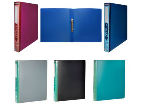 Папка на 2 кільця A4 пластикова 4OFFICE 4-243, корінець 4 см, 600 мкн (12/72)