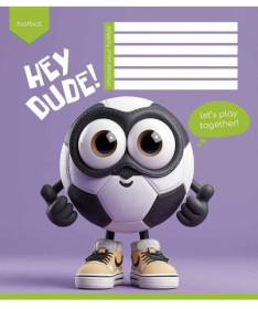 Зошит 12арк, у косу лінію, Школярик 3668С виб.УФ-лак (30/300)