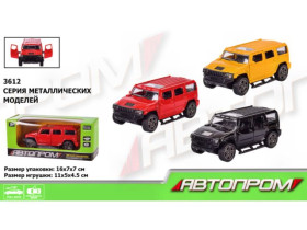 Машина метал.3612/18022 (96шт/4) "АВТОПРОМ",1:32,відкр.двері, в кор.16*7*7см