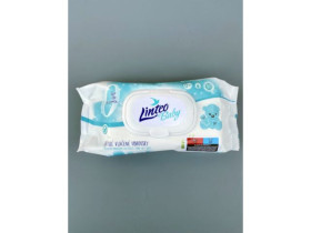 Салфетка волога 80шт LINTEO клапан (24шт)
