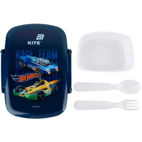 Ланчбокс Kite 750 мл з наповненням Hot Wheels, HW26-163