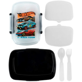 Ланчбокс Kite 750 мл з наповненням Hot Wheels, HW26-181