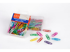 Канц прилад.*скріпка кол.* 1043 (12шт) 25мм-100шт