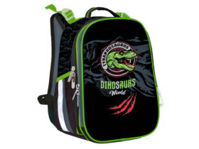 Ранець 2 відділення 2408C, 35х27х16см, поліестер, "Dinosaurs World"