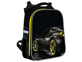 Ранець 2 відділення 2419C, 39х28х21см, поліестер, "Black car"