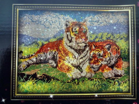 01-07 ВЕЛИКА Картина зі страз DIAMOND MOSAIC, Данко Тойс