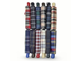 Парасолька напівавтомат 2076 "Клітка" на 8 карбонових спиць діаметр 97см "Susino"