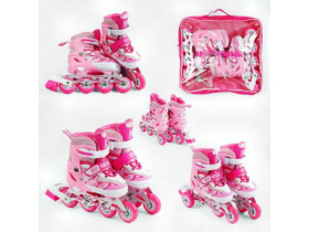 Ролики 27405-S Best Roller /розмір 30-33/ колір – РОЖЕВИЙ,устілка 17-18.5 см, d колес – 6.5 см