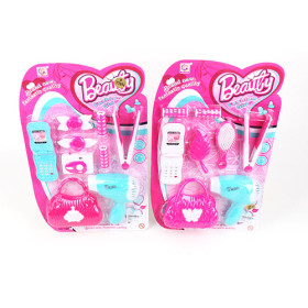 Набор аксессуаров 1129-1 (72шт) сумочка,фен,фотоаппарат,2вида, на листе