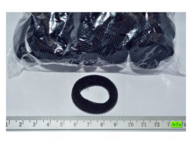 Резинка 01-70 махра чорна 50шт