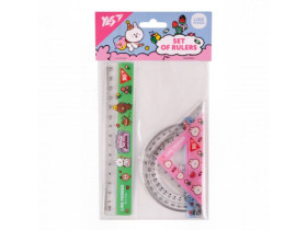 Набір лінійок Yes (3 предмети) "Line friends", лінійка 15 см 370676