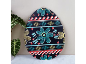 Підвіска - оcнова під композицію 7513-11 писанка квіткова