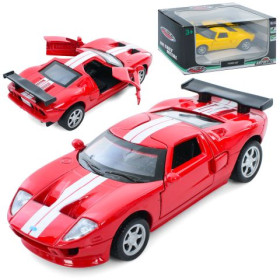 Машина AS-3052 АвтоСвіт,1:40,Ford GT,мет.,інерц.,відчин.двері,гум.колеса,кор.,14,5*7
