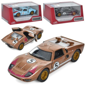 Машинка KT5427W Ford GT мет., інерц., відчин. двері, гумові колеса, кор.,16*7