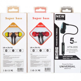 Наушники вакуумные ХТN-835/836