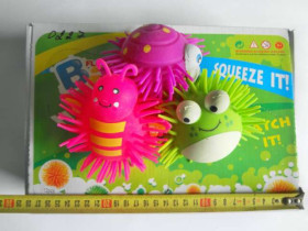 М\'яч для фитнесу MS 0937 (25шт) з вушками,50см,400г,тваринки