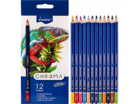 Олівець 8010/12 кольорів Chroma MARCO
