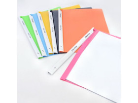 Папка пласт.з планкою-затискачем,6мм, А4, Н324, TRANBO