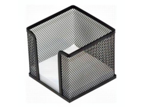 Бокс для паперу, метал. чорний 10*10*10см, Leader 561000