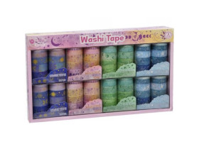 Набір декоративний Скотч паперовий 10шт по 2м XM-JD2645А (1уп/8уп)