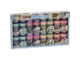 Набір декоративний Скотч паперовий 10шт по 2м XM-JD2645С (1уп/8уп)