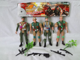 Солдат 144-2 (312шт) 4 шт, в кульке, 22-20см