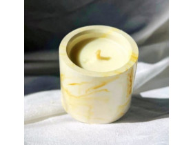 Свічка ароматна цикламен "Мінімал" у пісочному кашпо 35 мл 8030-0025