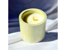 Свічка ароматна бергамот "Мінімал" в оливковому кашпо 35 мл 8030-0034