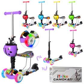 Скейт SC17066 (8шт) металл.крепления,колеса PU 6см, 56см