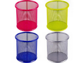 Стакан для ручок метал круг.кол.562001/760017 (12/96)