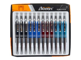 Ручка подарочная BAIXIN 2006 шариковая синяя (12шт)