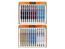 Ручка подарочная BAIXIN 2001 шариковая синяя (12шт)