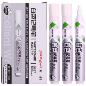 Маркер XL-300/S557 БІЛИЙ (12шт)