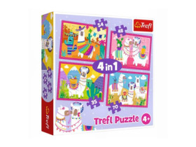 Пазли 34322 (4в1) Лами / Trefl