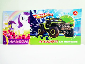 Альбом для малювання POLLY 120м2 UF лак голд 8арк скоба (20шт)