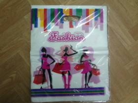 Пакет з врізною ручкою "Кіт", 35×45 см (100 шт.)