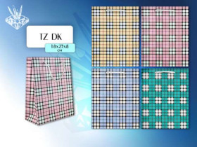 Сумка под.TZ-DK бум.клетка 18*23*8