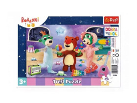 Пазли 31386 (15 елм. Рамкою) Час засинати / Сім'я Трефликів / Trefl