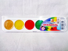 Акварель медова 6кол,№9с 433-08 Луч (60шт)